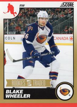 2010-11 Score - Rookies & Traded Gold #573 Blake Wheeler  Front