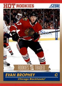 2010-11 Score - Rookies & Traded Gold #652 Evan Brophey  Front