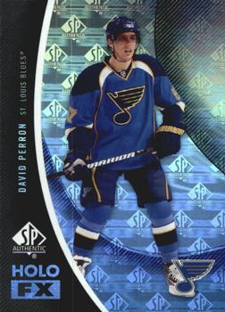 2010-11 SP Authentic - Holo F/X #FX12 David Perron  Front