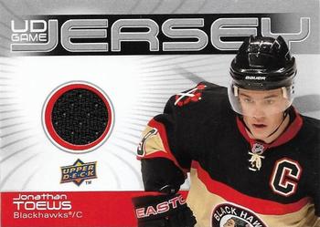 2010-11 Upper Deck - Game Jerseys #GJ-TO Jonathan Toews  Front