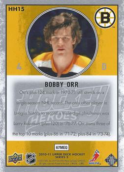 2010-11 Upper Deck - Hockey Heroes: Bobby Orr #HH15 Bobby Orr  Back