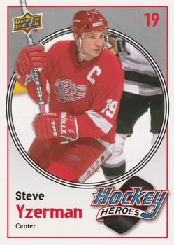 2010-11 Upper Deck - Hockey Heroes: Steve Yzerman #HH2 Steve Yzerman  Front