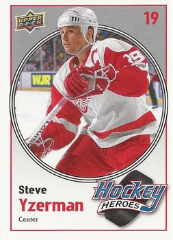 2010-11 Upper Deck - Hockey Heroes: Steve Yzerman #HH3 Steve Yzerman  Front