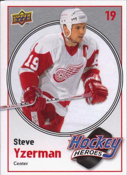2010-11 Upper Deck - Hockey Heroes: Steve Yzerman #HH1 Steve Yzerman  Front
