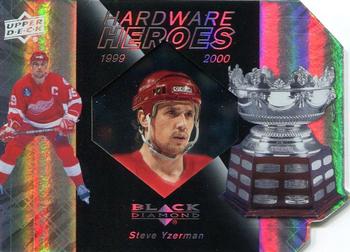 2010-11 Upper Deck Black Diamond - Hardware Heroes #HH-SY Steve Yzerman  Front