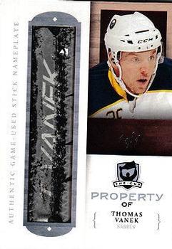 2010-11 Upper Deck The Cup - Property of #POF-TV Thomas Vanek  Front