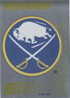 1992-93 Panini Stickers (French) #242 Buffalo Sabres Logo Front