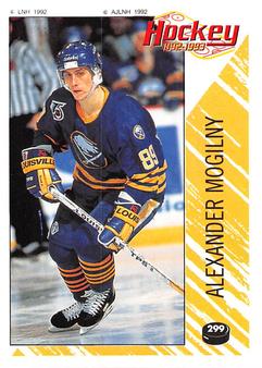 1992-93 Panini Stickers (French) #299 Alexander Mogilny  Front