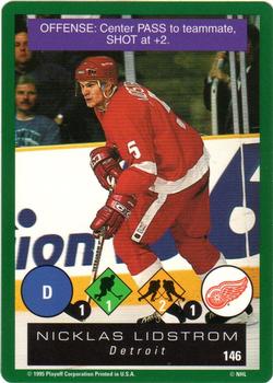 1995-96 Playoff One on One Challenge #146 Nicklas Lidstrom  Front