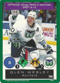 1995-96 Playoff One on One Challenge #158 Glen Wesley  Front