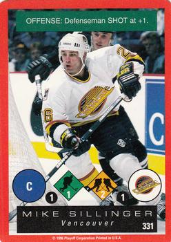 1996-97 Playoff One on One Challenge #331 Mike Sillinger Front