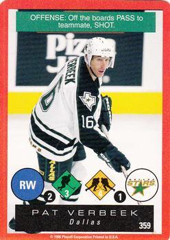 1996-97 Playoff One on One Challenge #359 Pat Verbeek Front
