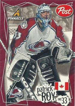 1997 Pinnacle Post #2 Patrick Roy  Front