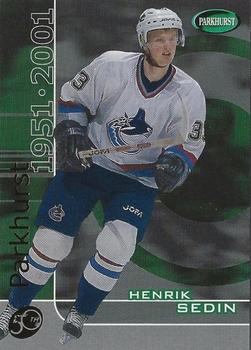 2000-01 Be a Player Memorabilia - Parkhurst 2000 (50th Anniversary) #P-207 Henrik Sedin  Front