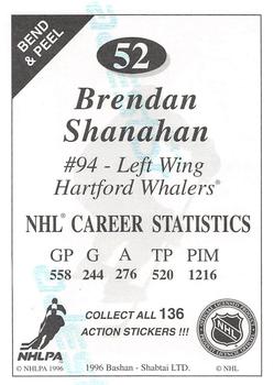 1995-96 Bashan Imperial Super Stickers #52 Brendan Shanahan Back