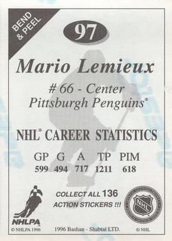 1995-96 Bashan Imperial Super Stickers #97 Mario Lemieux Back