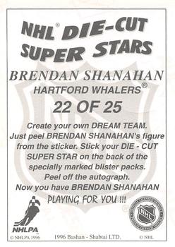 1995-96 Bashan Imperial Super Stickers - Die Cut #22 Brendan Shanahan Back