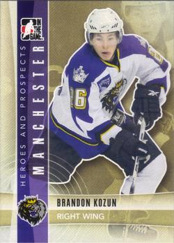 2011-12 In The Game Heroes and Prospects #107 Brandon Kozun Front