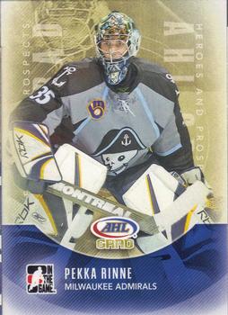 2011-12 In The Game Heroes and Prospects #176 Pekka Rinne Front