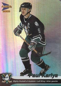 2002-03 Pacific Prism Platinum McDonald's #1 Paul Kariya Front