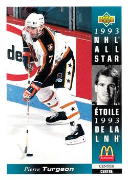 93 94 Upper Deck PATRICK ROY McDonald's NHL All Star Hockey card #McD 23
