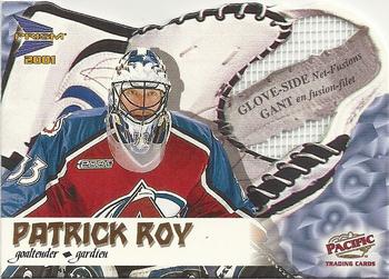 2000-01 Pacific Prism McDonald's - Glove Side Net Fusions #2 Patrick Roy  Front