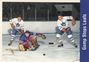 1994 Parkhurst Missing Link 1956-57 #165 Gump Stops Leafs Front