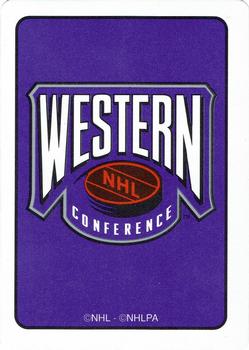 1995-96 Hoyle Western Conference Playing Cards #10♠ Brett Hull Back