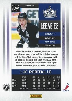 2011-12 Panini Contenders #158 Luc Robitaille Back
