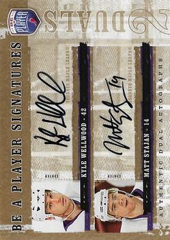 2006-07 Be A Player - Be a Player Signatures Duals #D-WS Kyle Wellwood / Matt Stajan Front
