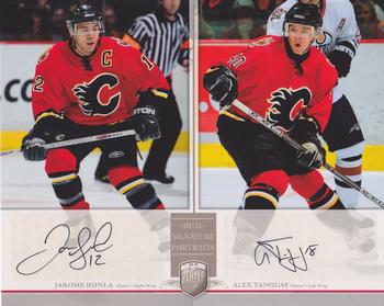 2006-07 Be A Player Portraits - Dual Signature Portraits #DS-IT Jarome Iginla / Alex Tanguay Front