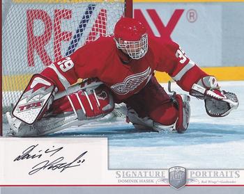 2006-07 Be A Player Portraits - Signature Portraits #SP-HK Dominik Hasek Front