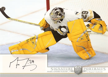 2006-07 Be A Player Portraits - Signature Portraits #SP-MA Marc-Andre Fleury Front