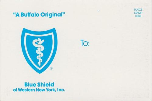 1986-87 Blue Shield Buffalo Sabres Postcards #NNO Mike Ramsey Back