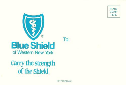 1990-91 Blue Shield Buffalo Sabres Postcards #11 Uwe Krupp Back