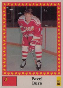 1991 Semic Jaakiekon MM (Finnish) Stickers #89 Pavel Bure Front