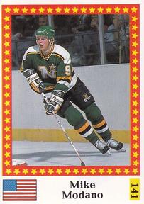 1991 Semic Hockey VM (Swedish) Stickers #141 Mike Modano Front