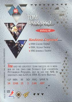 1995-96 Stadium Club - Metalists Members Only #M6 Tom Barrasso Back