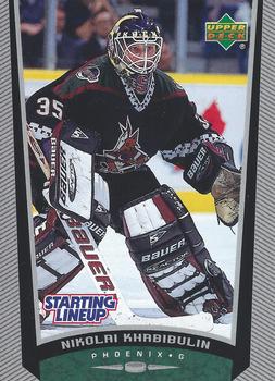 1999 Hasbro/Upper Deck Starting Lineup Cards #157 Nikolai Khabibulin Front