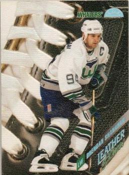 1996-97 Leaf - Leather & Laces Promo #17 Brendan Shanahan Front