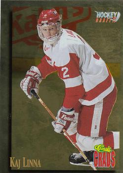 1995 Classic Hockey Draft - Gold #76 Kaj Linna Front