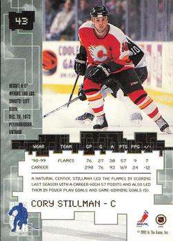 1999-00 Be a Player Millennium Signature Series - All-Star Fantasy Emerald #43 Cory Stillman Back