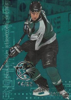 1999-00 Be a Player Millennium Signature Series - All-Star Fantasy Emerald #209 Mike Rathje Front