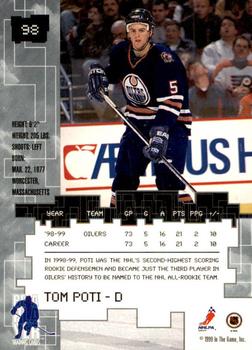 1999-00 Be a Player Millennium Signature Series - All-Star Fantasy Gold #98 Tom Poti Back