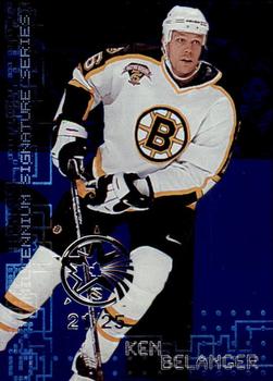 1999-00 Be a Player Millennium Signature Series - All-Star Fantasy Sapphire #21 Ken Belanger Front