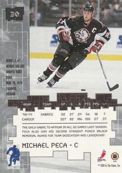 1999-00 Be a Player Millennium Signature Series - All-Star Fantasy Silver #30 Michael Peca Back