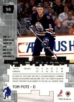 1999-00 Be a Player Millennium Signature Series - Chicago Sun-Times Gold #98 Tom Poti Back
