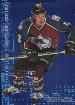 1999-00 Be a Player Millennium Signature Series - Chicago Sun-Times Sapphire #63 Shean Donovan Front