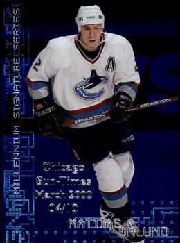 1999-00 Be a Player Millennium Signature Series - Chicago Sun-Times Sapphire #239 Mattias Ohlund Front