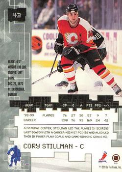 1999-00 Be a Player Millennium Signature Series - Toronto Spring Expo Gold #43 Cory Stillman Back